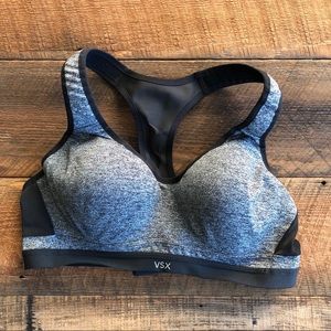 Victorias Secret sport vsx 36B incredible bra gray
